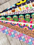 Get Exactly What You See! 10 - 1-Yard Cuts of 1.5" Fun Summer Prints Assorted Grosgrain Ribbon - Hair Bow - Gift Wrap - Luggage Tag - Craft