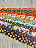 Get Exactly What You See! 10 - 1-Yard Cuts Grosgrain Ribbon: 5/8", Fall & Halloween, Hair Bow - Luggage Tag, Dog Collar, Autumn Leaves